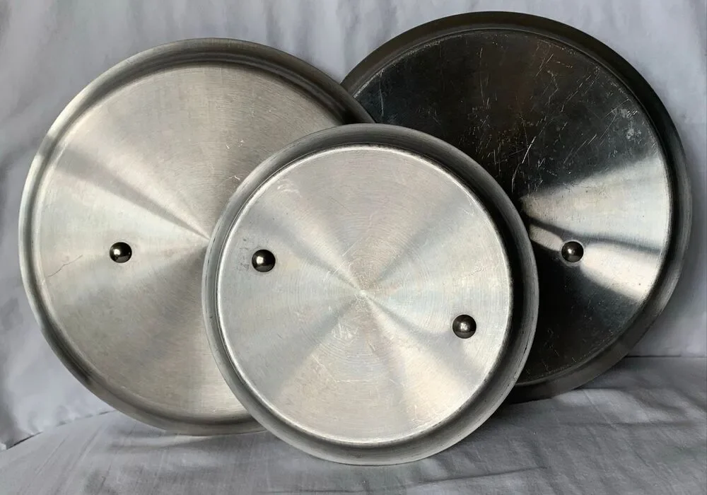 6 piece All-Clad Stainless Steel Pot Pan with Lids SET
